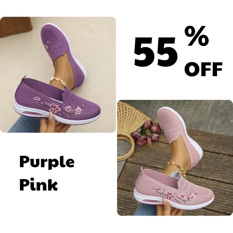 Hot Special Discount 70 OFFWomens breathable embroidered shoes soft comfortable - Image 23