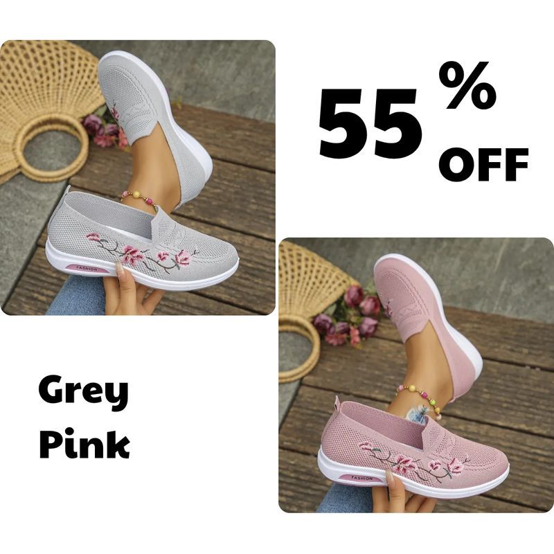 Hot Special Discount 70 OFFWomens breathable embroidered shoes soft comfortable - Image 24