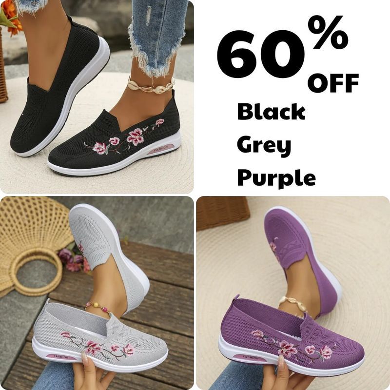 Hot Special Discount 70 OFFWomens breathable embroidered shoes soft comfortable - Image 26