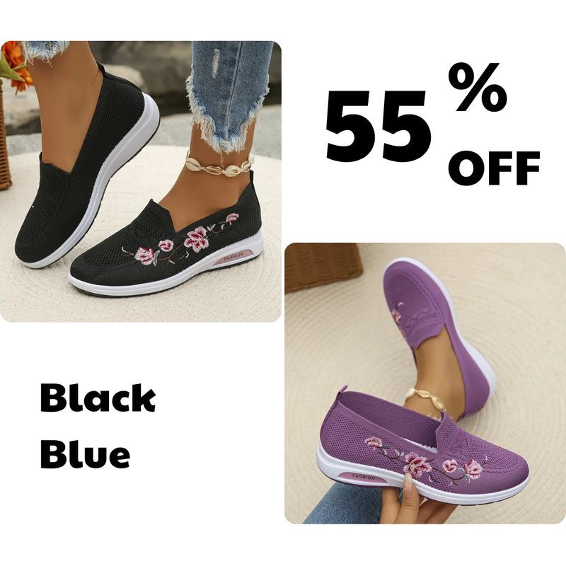 Hot Special Discount 70 OFFWomens breathable embroidered shoes soft comfortable - Image 28