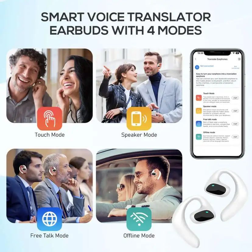 AilyMur v2 Translator Earbuds - Image 11